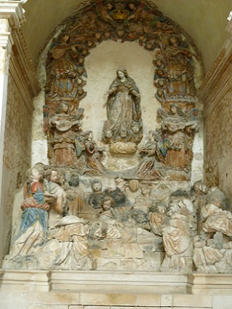 Mosteiro de Alcobaça - Retábulo da morte de S. Bernardo
