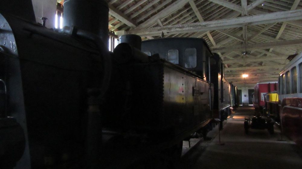 Museu Ferroviário - Locomotiva a Carvão