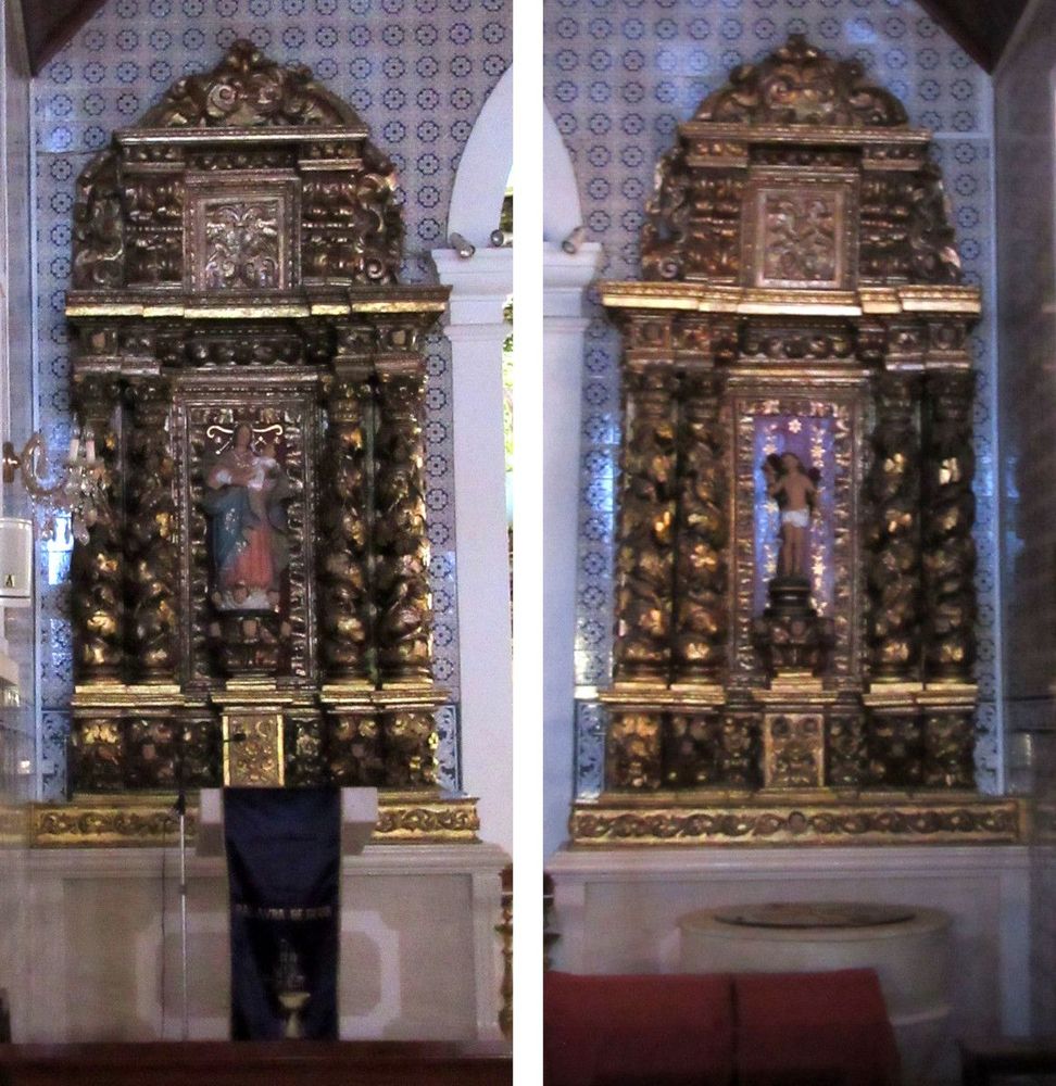Igreja de Óis da Ribeira - Interior - Altares colaterais