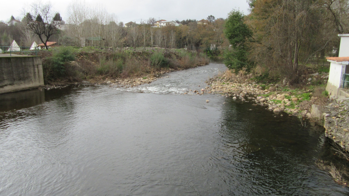 Rio Ceira em Serpins