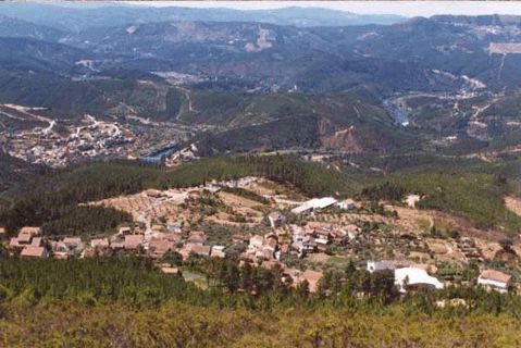 Panorama sobre o rio Zêzere