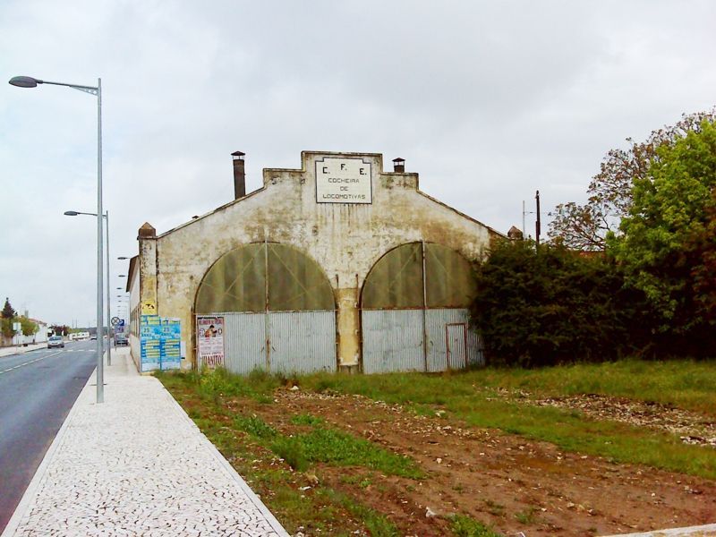 Cocheira de Locomotivas de Estremoz - exterior Cocheira de Locomotivas de Estremoz - exterior