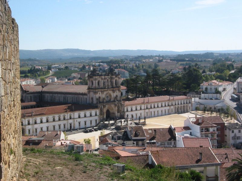 Vista do Castelo de Alcobaça