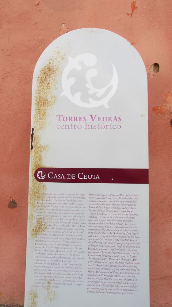 Casa de Ceuta - Placa