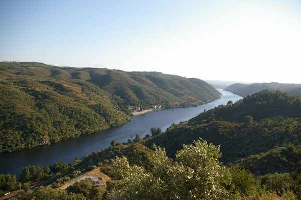 Paisagem sobre o Rio Tejo