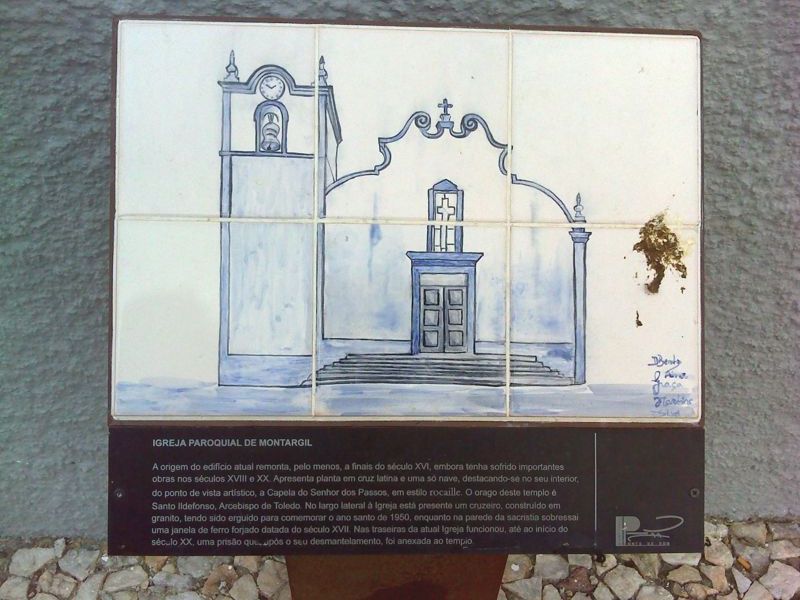 Igreja Matriz de Montargil - Painel Informativo Igreja Matriz de Montargil - Painel Informativo