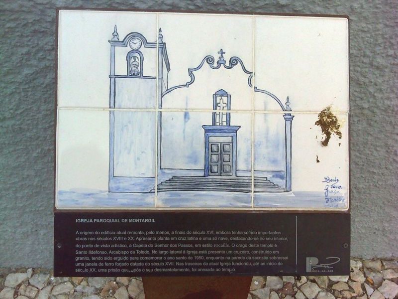 Igreja Matriz de Montargil - Painel Informativo