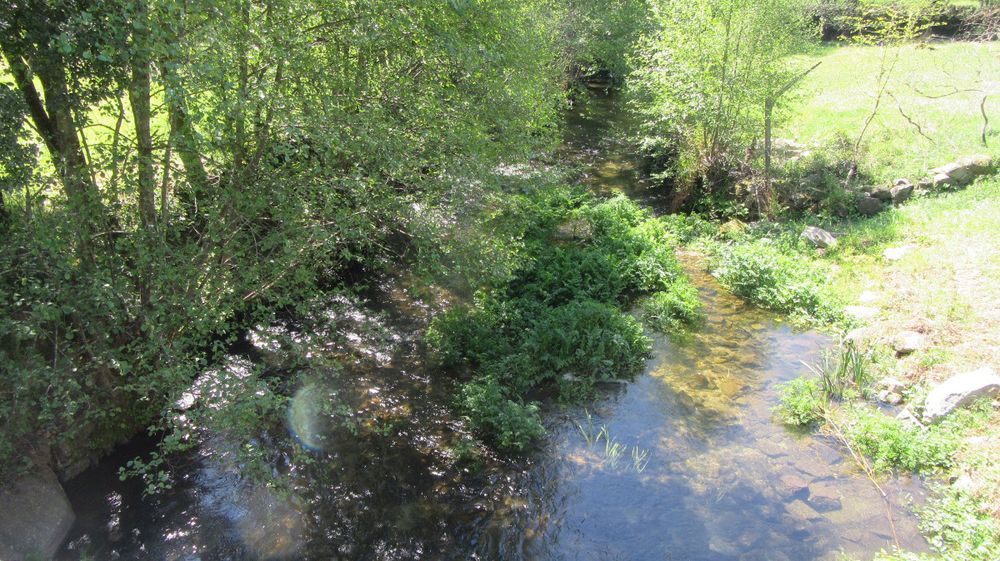 Rio jusante da ponte