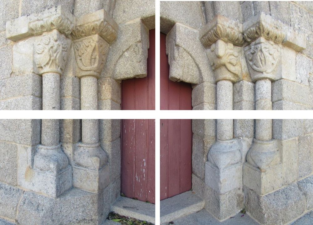 Igreja do Salvador - portal oeste - pormenor