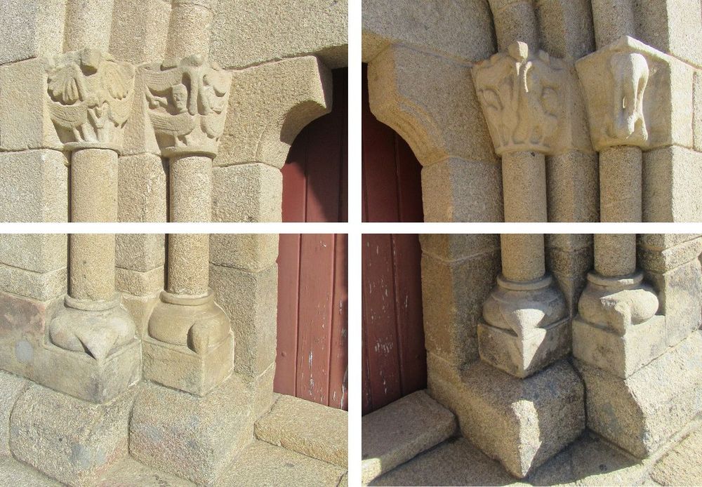 Igreja do Salvador - portal sul - pormenor