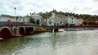 Rio Nabão e Ponte em Tomar