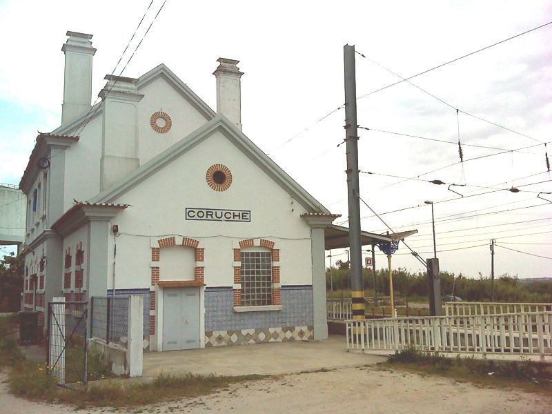 Estação da CP de Coruche - Exterior