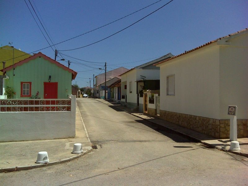 Uma rua da aldeia