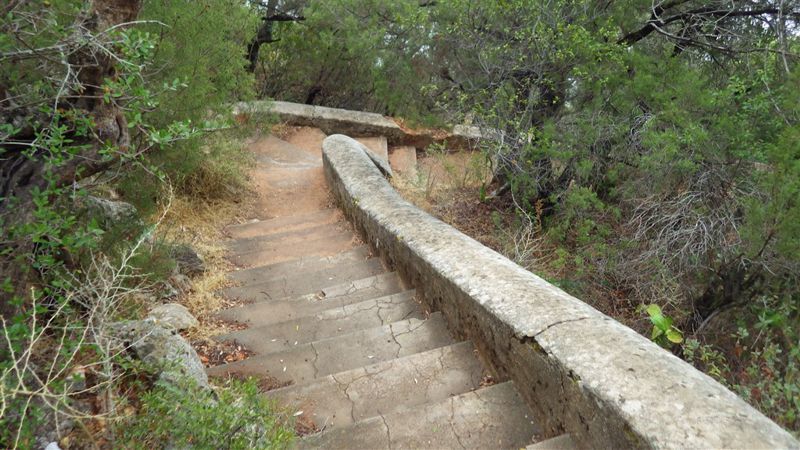 Escadaria de acesso