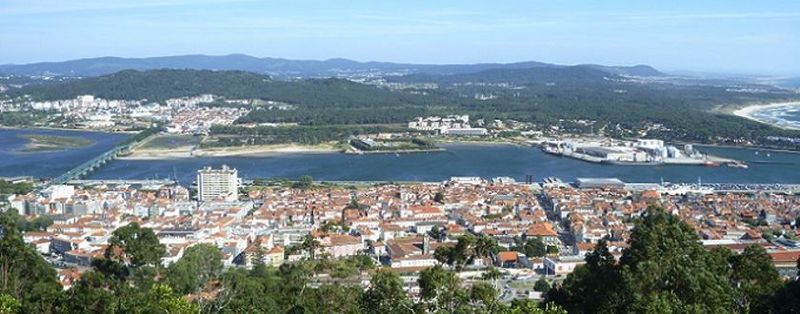 Vista de Viana do Castelo e Rio Lima