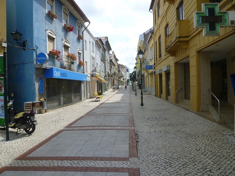 Rua no centro histórico