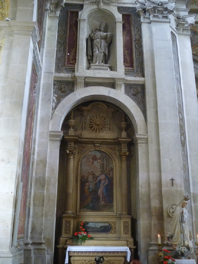 Santuário do Bom Jesus - altar - capela lateral direita