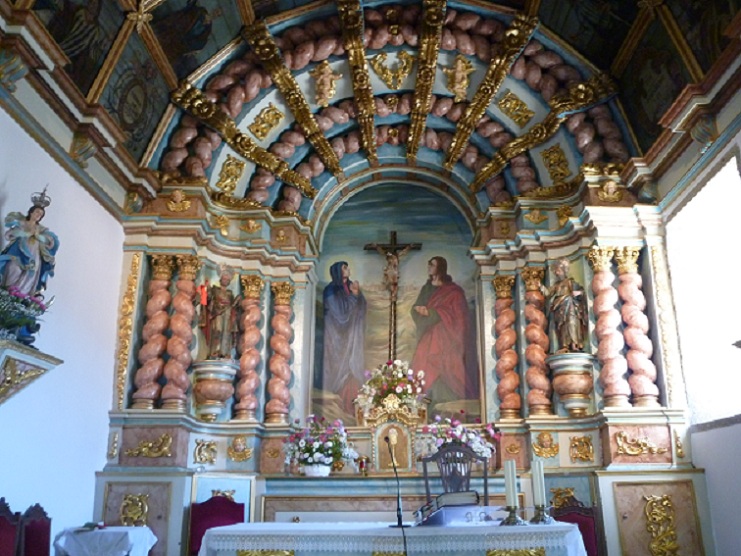 Igreja Matriz de Alfândega da Fé - altar-mor