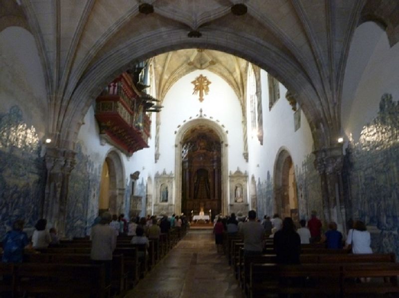 Convento Sta Cruz - interior - altar-mor