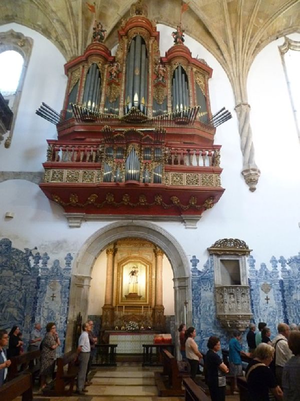 Convento Sta Cruz - interior - órgão de tubos