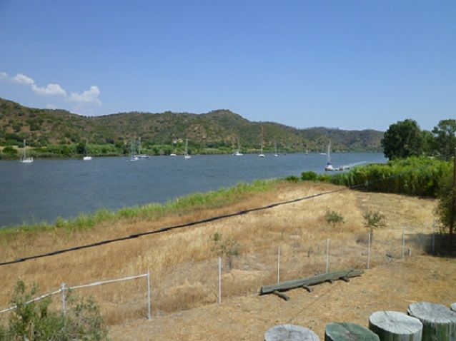 Vista panorâmica do rio Guadiana