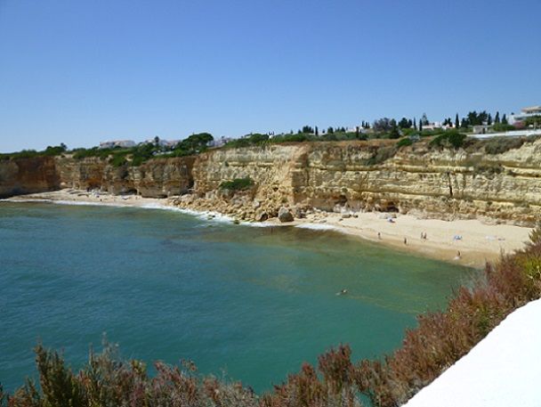 Praia da Rocha vista do Forte de Nossa Senhora da Rocha