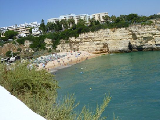 Praia da Rocha vista do Forte de Nossa Senhora da Rocha