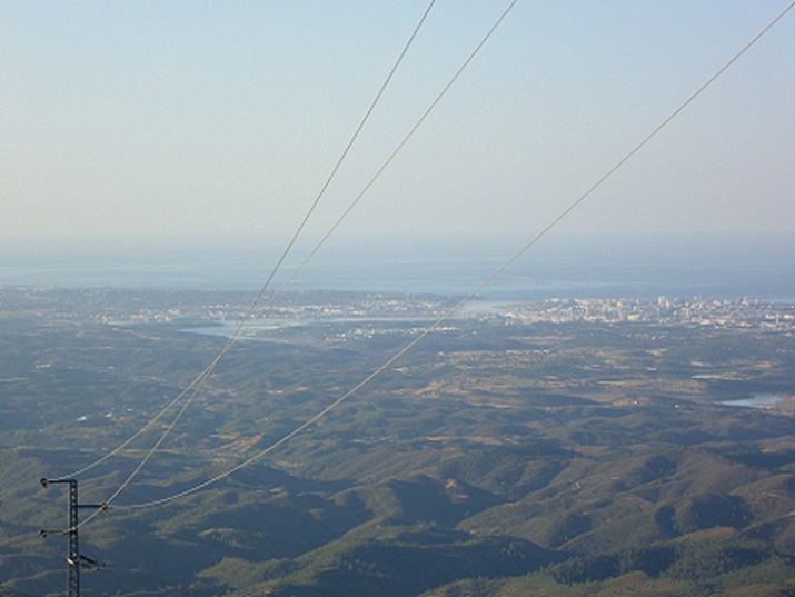 Vista do Miradouro de Fóia para Odeceixe