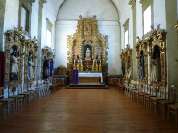 Interior da Capela Santa Ana