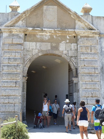 Fortaleza de Sagres - entrada