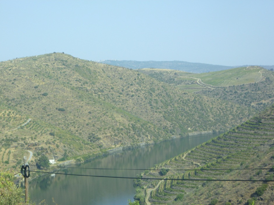 O rio Douro visto do castelo O rio Douro visto do castelo