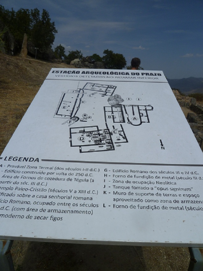 Ruinas Romanas de Prazo - mapa