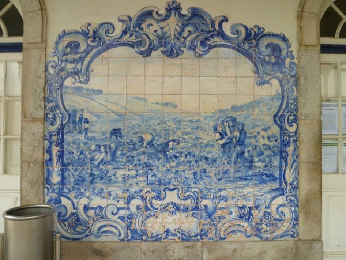 Azulejos da Estação da CP