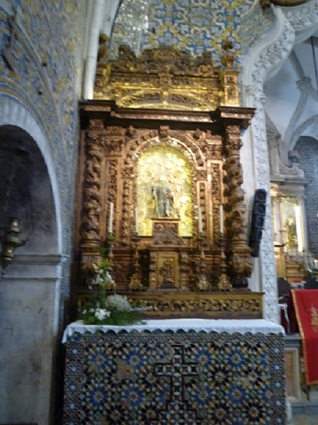 Igreja de Nossa Senhora do Pópulo - altar lateral Igreja de Nossa Senhora do Pópulo - altar lateral