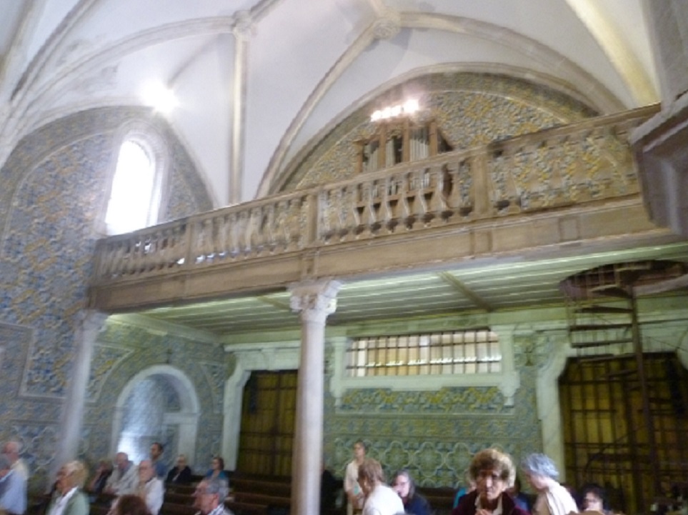 Igreja de Nossa Senhora do Pópulo - interior coro Igreja de Nossa Senhora do Pópulo - interior coro