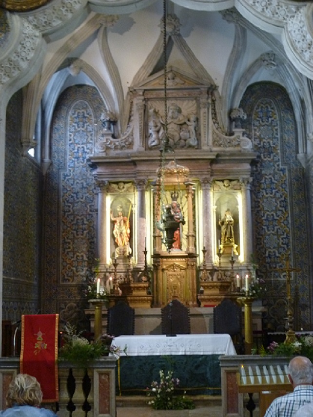 Igreja de Nossa Senhora do Pópulo - altar mor Igreja de Nossa Senhora do Pópulo - altar mor