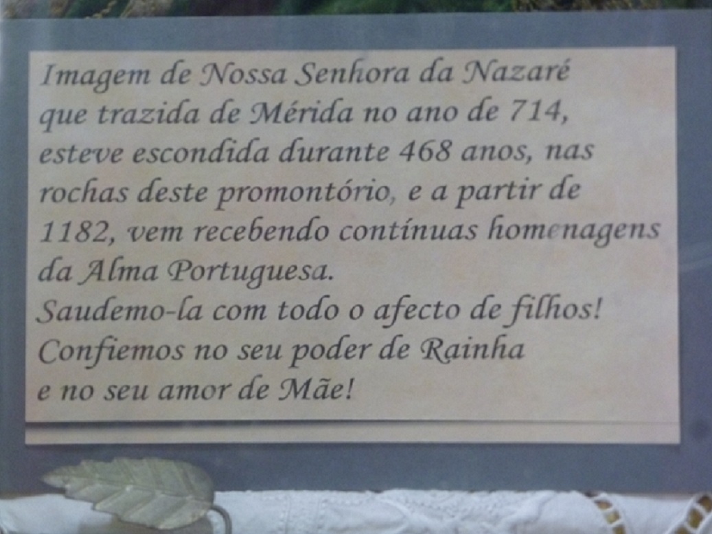 Imagem da Nossa Senhora da Nazaré