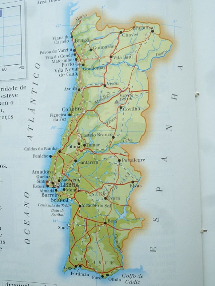 Portugal Romano - «Mapa de quase todas as cidades romanas, que