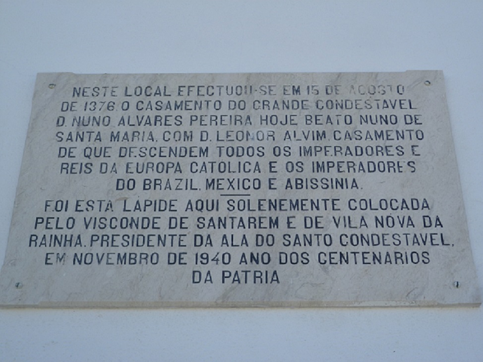 Igreja Matriz - placa