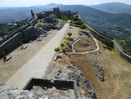 Castelo de Marvão Castelo de Marvão - paiois e armarias