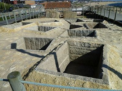 Tanques romanos da Praia de Angeiras, Lavra