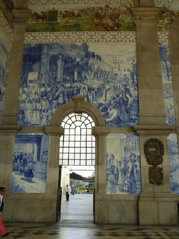 Painel de Azulejos na Estação de São Bento