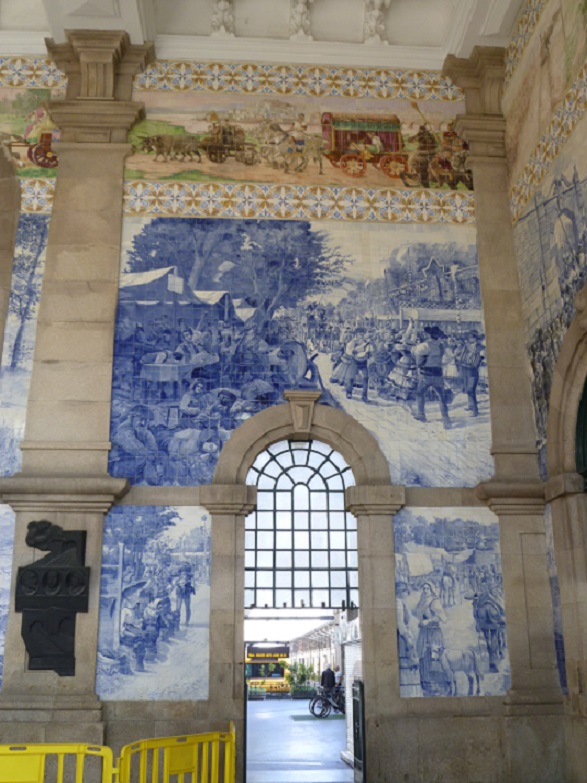 Painel de Azulejos na Estação de São Bento