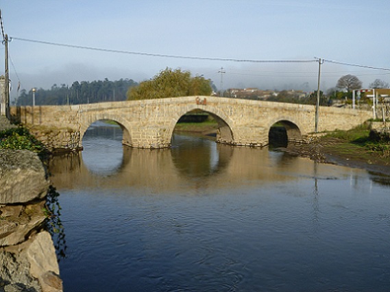 Ponte Romana de Arcos, lado montante