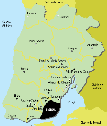 Lisboa - Mapa