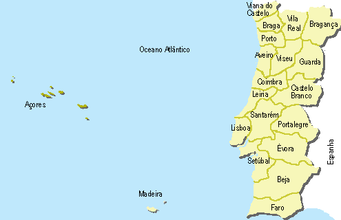 Região Autónoma dos Açores - Localização