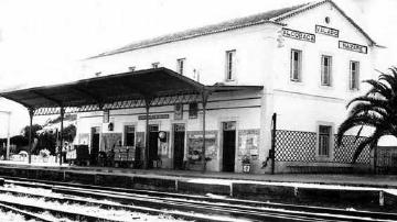 Estação dos comboios anos 60